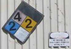 Peterson Products hazard signs