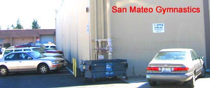 San Mateo Gymnastics parking